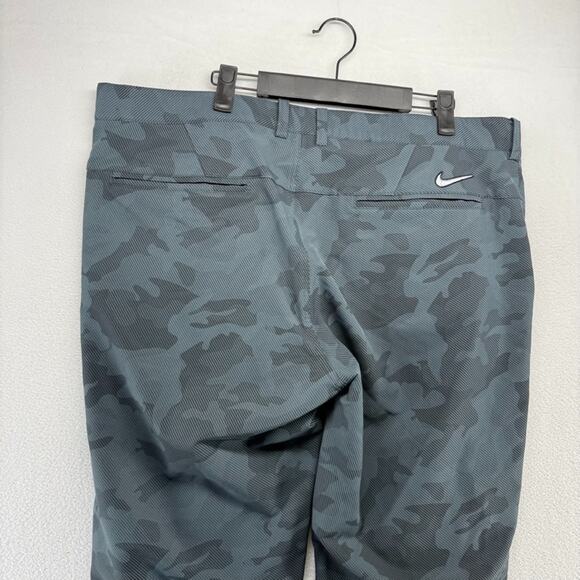 Nike Golf Pants men's 38x34 Gray Camo Sport Performance Camouflage Chino Flex - Picture 8 of 10